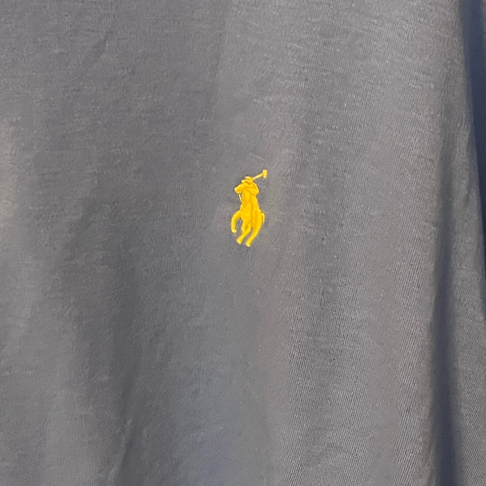 Polo by Ralph Lauren Men's Classic Blue Polo Shirt - Picture 2 of 3